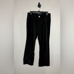 Lauren Ralph Lauren Black Velvet Pants